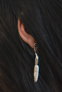 NA194 Spear Stone Earrings