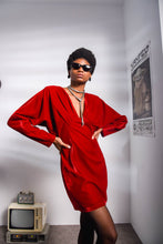 Load image into Gallery viewer, ALL-IN RED VELVET DRESS
