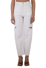 Load image into Gallery viewer, Melissa Off-White Ripped