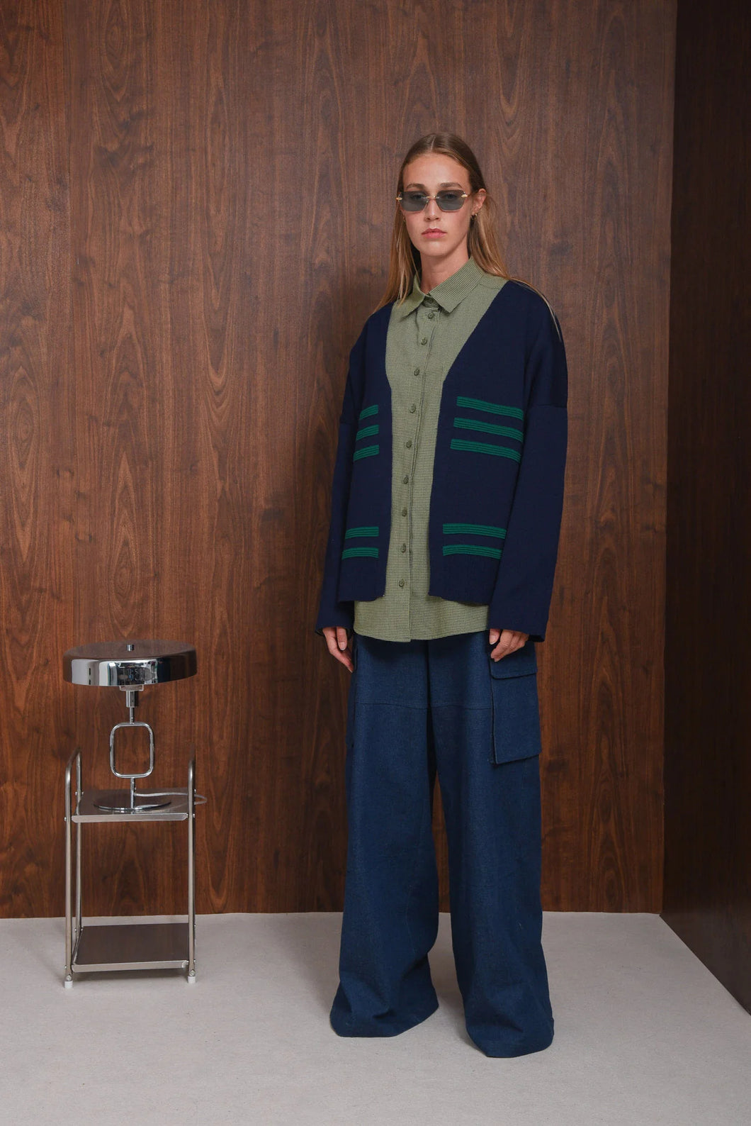 LOUD SOUL CARDIGAN BLUE