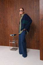 Load image into Gallery viewer, LOUD SOUL CARDIGAN BLUE
