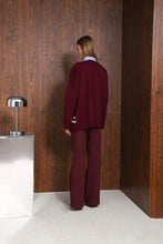 Load image into Gallery viewer, LOUD SOUL CARDIGAN BORDEAUX