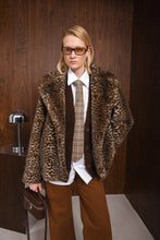 Load image into Gallery viewer, IT'S COMPLICATED FAUX FUR LEOPARD