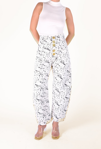 MARY OFF-WHITE BRUSHED