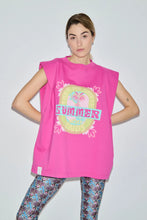 Load image into Gallery viewer, PCP Summer Never Ends Magenta Sleeveless Shirt