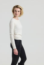 Load image into Gallery viewer, CHRISTINA Regular fit crew neck knit top with textured wave pattern