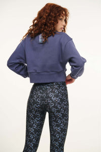 WOMAN PRINTED HIGH-WAISTED LEGGINGS - SNAKES