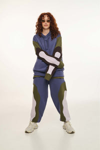 WOMAN HOODIE WITH EMBROIDERY - PELLA -VIENNA
