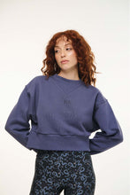 Load image into Gallery viewer, WOMAN CREWNECK WITH EMBROIDERY - ELAINE - VIENNA