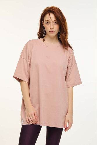 WOMAN SHORT-SLEEVE T-SHIRT ONE COLOR - PINK