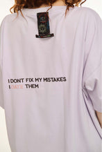 Load image into Gallery viewer, WOMAN SHORT SLEEVE T-SHIRT WITH EMBROIDERY - MISTAKES