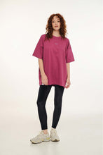 Load image into Gallery viewer, WOMAN SHORT SLEEVE T-SHIRT WITH EMBOIDERY AND SILK PRINT – SKI