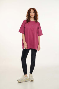 WOMAN SHORT SLEEVE T-SHIRT WITH EMBOIDERY AND SILK PRINT – SKI