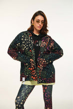 Load image into Gallery viewer, WOMAN JEAN JACKET WITH EMBROIDERY - GARDEN OF SIN