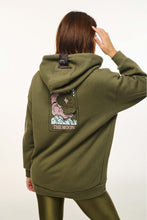 Load image into Gallery viewer, WOMAN HOODIE WITH SILK PRINT - THE MOON