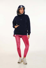 Load image into Gallery viewer, WOMAN FLEECE CREWNECK WITH EMBROIDERY - NICO - BLUE