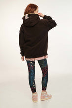 Load image into Gallery viewer, WOMAN FLEECE CREWNECK WITH EMBROIDERY - NICO - BROWN