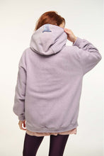 Load image into Gallery viewer, WOMAN FLEECE CREWNECK WITH EMBROIDERY - NICO - LILAC