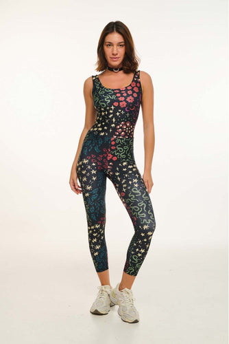 WOMAN PRINTED BODYSUIT - GARDEN OF SIN