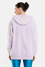 Load image into Gallery viewer, ZIP HOODIE WITH EMBROIDERY - BASIC -LILAC