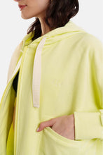 Load image into Gallery viewer, ZIP HOODIE WITH EMBROIDERY - AMALFI - YELLOW
