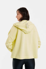 Load image into Gallery viewer, ZIP HOODIE WITH EMBROIDERY - AMALFI - YELLOW