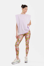 Load image into Gallery viewer, SLEEVLESS T-SHIRT WITH EMBOSSED PATTERN - BUBBLE - LILAC