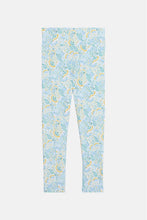 Load image into Gallery viewer, WOMAN PRINTED HIGH-WAISTED LEGGINGS 7/8 - BANDANA -LIGHT BLUE