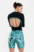 Load image into Gallery viewer, SHORT SLEEVE T-SHIRT WITH EMBROIDERY - ARIA - BLACK