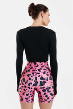Load image into Gallery viewer, WOMAN CROP TOP WITH POINTELLE - ELODY- BLACK