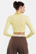 Load image into Gallery viewer, WOMAN CROP TOP WITH POINTELLE - ELODY- YELLOW