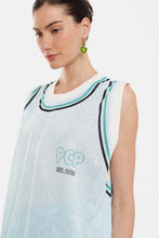 Load image into Gallery viewer, WOMAN SLEEVLESS T-SHIRT - NBA JERSEY - MINT