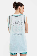 Load image into Gallery viewer, WOMAN SLEEVLESS T-SHIRT - NBA JERSEY - MINT