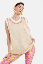 Load image into Gallery viewer, WOMAN SLEEVLESS T-SHIRT - NBA JERSEY - YELLOW
