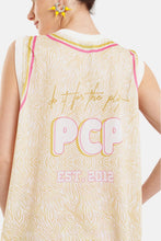 Load image into Gallery viewer, WOMAN SLEEVLESS T-SHIRT - NBA JERSEY - YELLOW