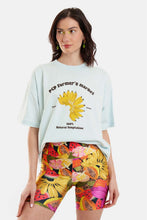 Load image into Gallery viewer, WOMAN SHORTSLEEVE T-SHIRT WITH PRINT - FRUITS MARKET