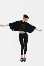 Load image into Gallery viewer, WOMAN LEGGINGS - BUBBLE - BLACK