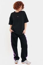 Load image into Gallery viewer, WOMAN SHORT SLEEVE T-SHIRT WITH EMBROIDERY - WILDLY LUCKY