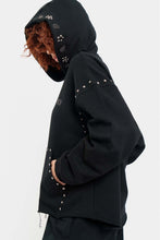 Load image into Gallery viewer, WOMAN HOODIE WITH STUDS - STUD