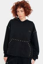 Load image into Gallery viewer, WOMAN HOODIE WITH STUDS - STUD