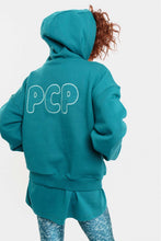 Load image into Gallery viewer, WOMAN ZIP HOODIE WITH EMBROIDERY