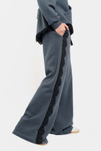 Load image into Gallery viewer, WOMAN PANTS WITH EMBROIDERY - LACE -GREY