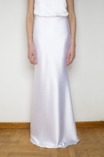 THE WHITE SATIN SKIRT