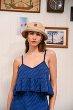 Load image into Gallery viewer, CARIBBEAN KNITTED TOP BLUE