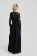 Load image into Gallery viewer, OSIRIS High-waisted pleated palazzo trousers with elasticated waistband