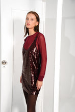 Load image into Gallery viewer, OPULENCE DRESS BORDEAUX