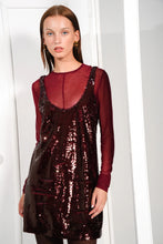 Load image into Gallery viewer, OPULENCE DRESS BORDEAUX