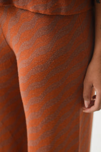 CARIBBEAN KNITTED PANTS BROWN