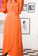 Load image into Gallery viewer, FLAMING JUNE WRAP SKIRT CORAL