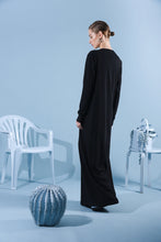 Load image into Gallery viewer, BUFFY MAXI DRESS BLACK